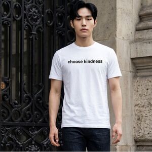 NWT Queer Eye White Short Sleeve Graphic Tee Shirt “Choose Kindness” - XL